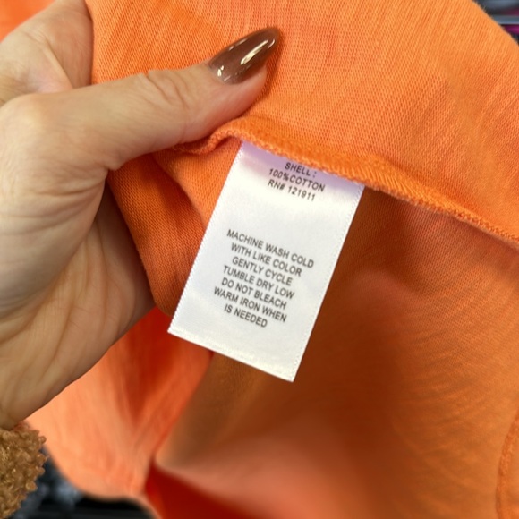 💥 LNA Curved Tank Tangerine NWT - Picture 5 of 5